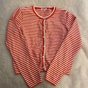 Alex Mill ‘Albertina’ striped cotton cardigan